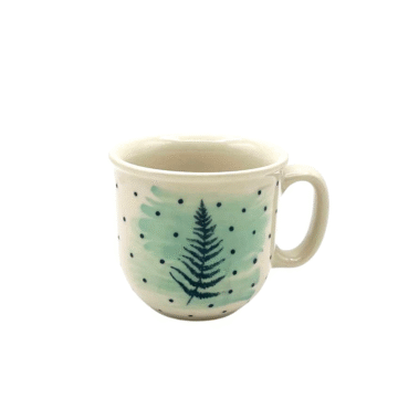 Ręcznie zdobiony kubek kamionkowy 300 ml