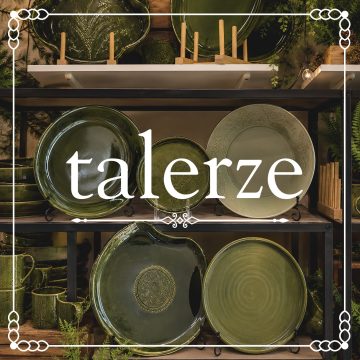 ręcznie robione talerze rzemieślnicze